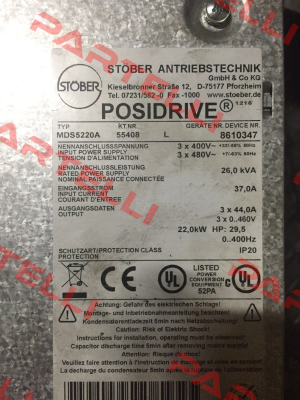 MDS5220A Stober