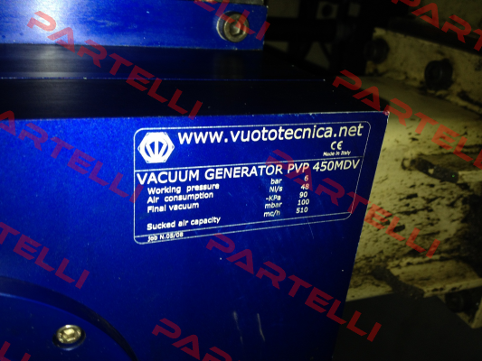 PVP 450 MDV - not available, alternative - VU PVP450MD  Vuototecnica