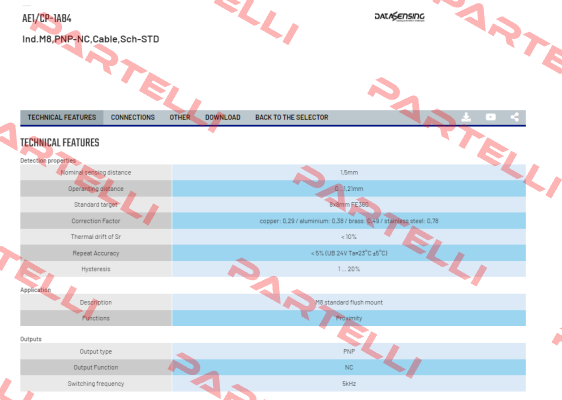 AE1/CP-1A84 Micro Detectors / Diell (now Datasensing)