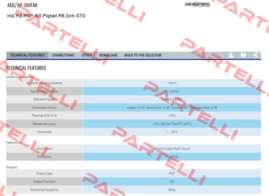 AE6/AP-1AVFAK Micro Detectors / Diell (now Datasensing)