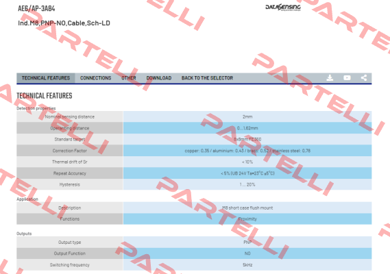 AE6/AP-3A84 Micro Detectors / Diell (now Datasensing)