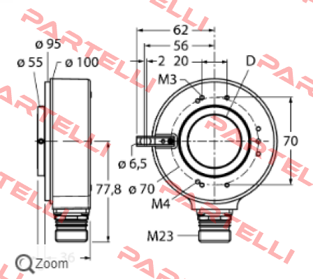 RI-42H25S4-2B2048-12M23 Turck