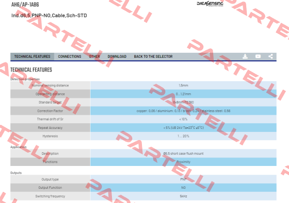 AH6/AP-1A86 Micro Detectors / Diell (now Datasensing)