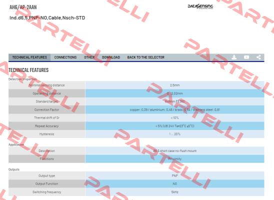AH6/AP-2AAN Micro Detectors / Diell (now Datasensing)