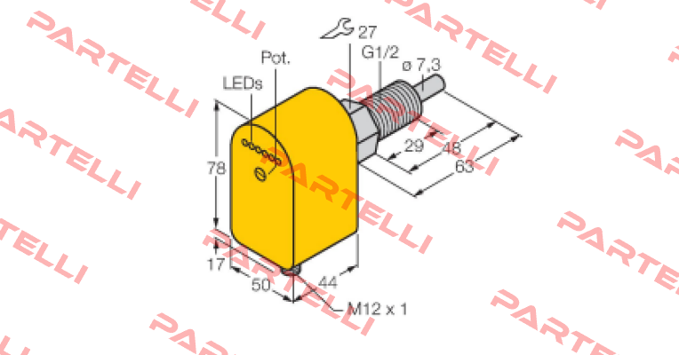 FCS-GL1/2A4P-LIX-H1141/V300 Turck
