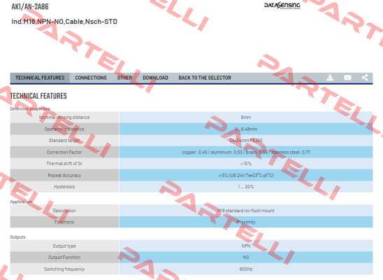 AK1/AN-2A86 Micro Detectors / Diell (now Datasensing)