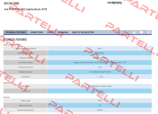 AK1/AP-2A86 Micro Detectors / Diell (now Datasensing)
