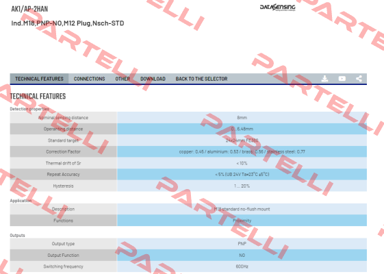 AK1/AP-2HAN Micro Detectors / Diell (now Datasensing)