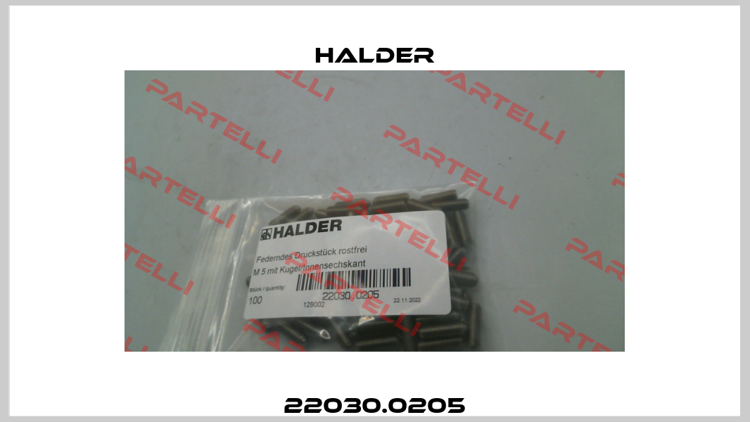 22030.0205 Halder