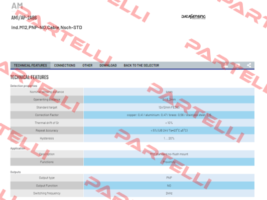 AM1/AP-2A86 Micro Detectors / Diell (now Datasensing)