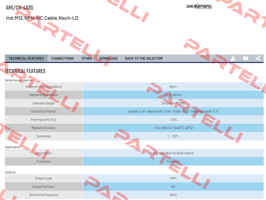 AM1/CN-4A2Q Micro Detectors / Diell (now Datasensing)