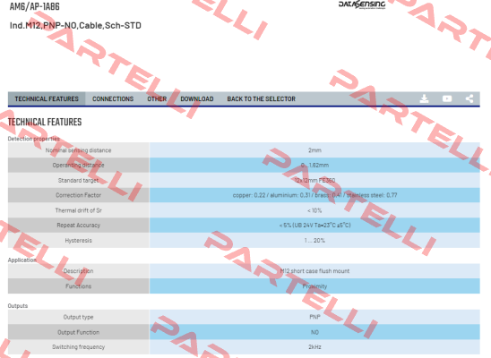 AM6/AP-1A86 Micro Detectors / Diell (now Datasensing)