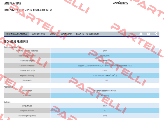 AM6/AP-1HAN Micro Detectors / Diell (now Datasensing)