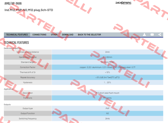 AM6/AP-1HAN Micro Detectors / Diell