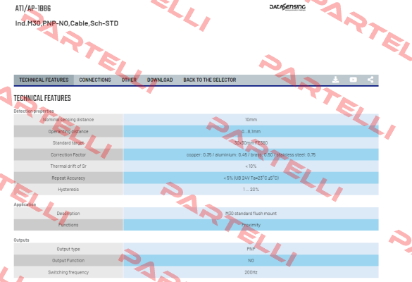 AT1/AP-1B86 Micro Detectors / Diell (now Datasensing)