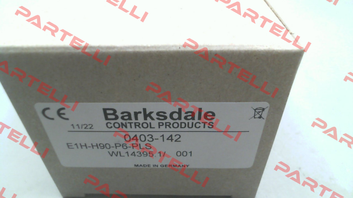 p/n: 0403-142 type: E1H-H90-P6-PLS Braksdale