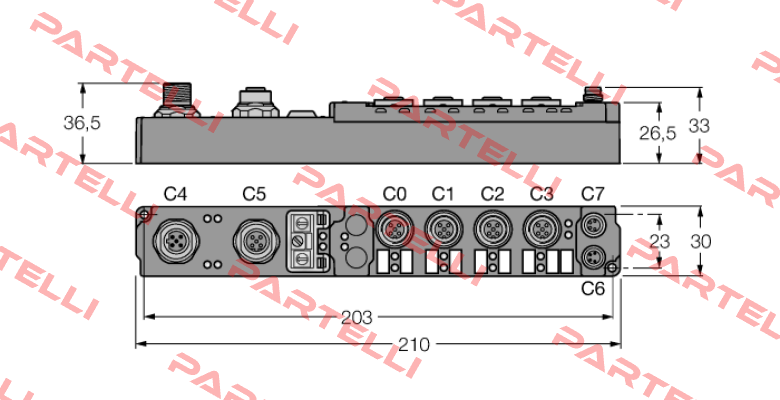 p/n: 6824432, Type: SDPB-0404D-1005 Turck