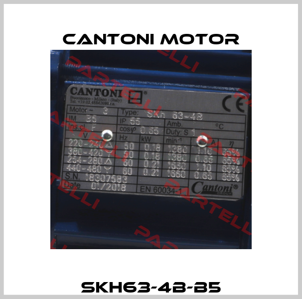 SKH63-4B-B5 Cantoni Motor