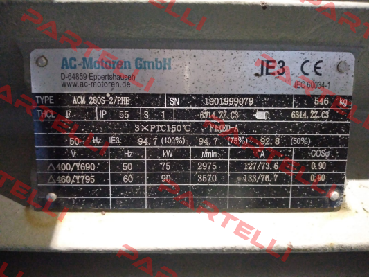 ACM 280 S-2 / PHE AC Motoren