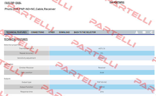 FAID/BP-0A84 Micro Detectors / Diell (now Datasensing)