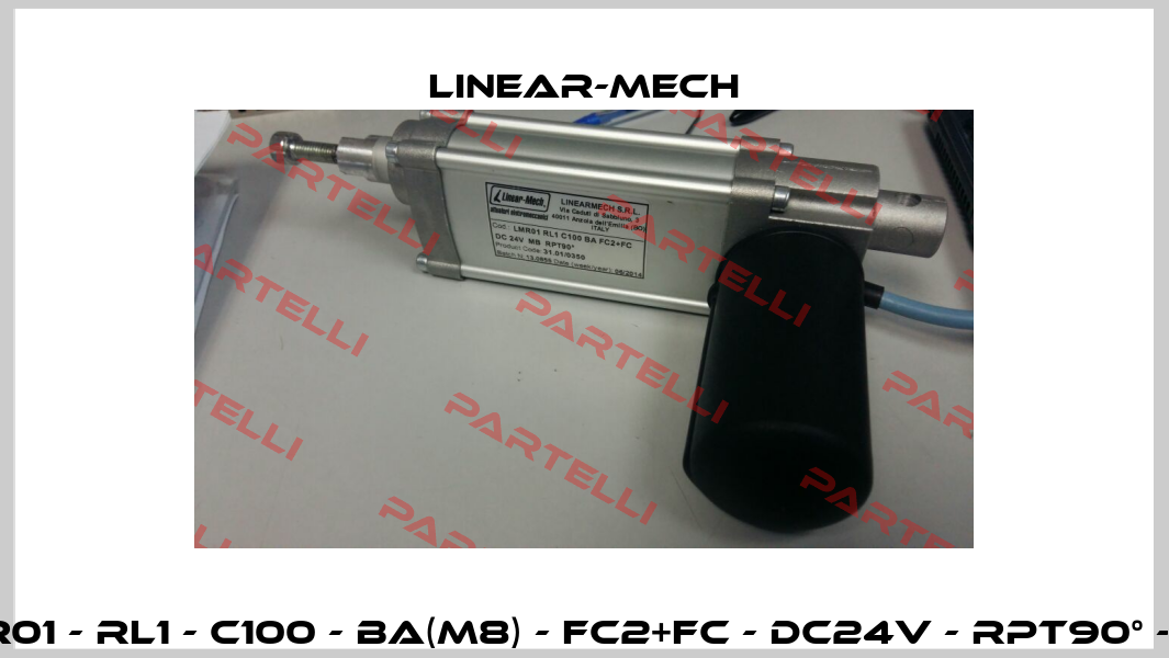 LMR01 - RL1 - C100 - BA(M8) - FC2+FC - DC24V - RPT90° - RH  Linear-mech