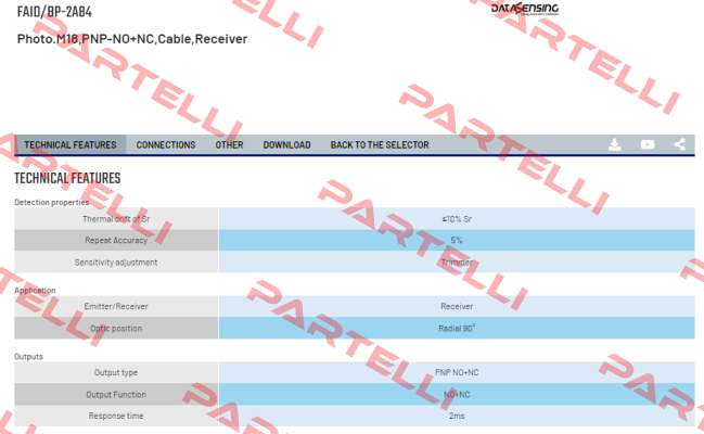 FAID/BP-2A84 Micro Detectors / Diell