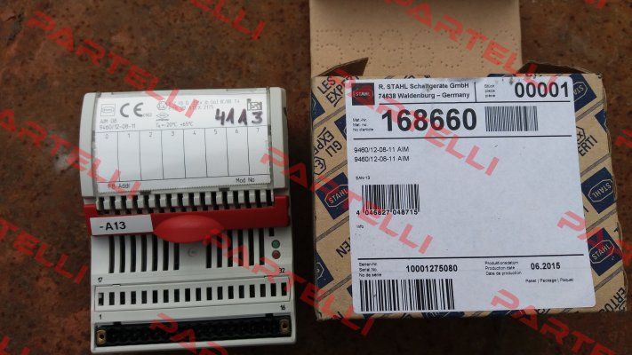 P/N: 168660, Type: 9460/12-08-11 R.Stahl