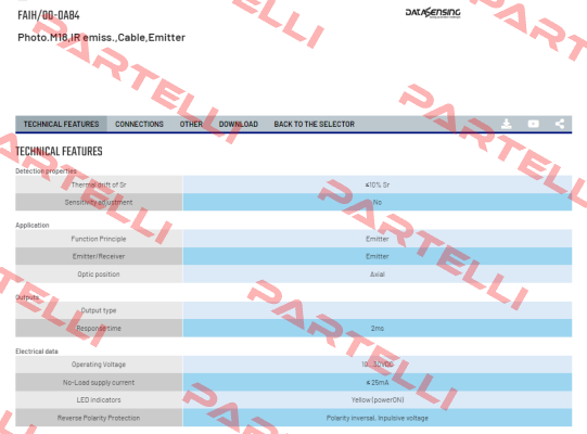 FAIH/00-0A84 Micro Detectors / Diell (now Datasensing)