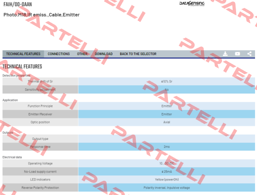 FAIH/00-0AAN Micro Detectors / Diell (now Datasensing)