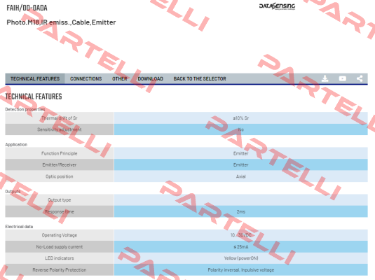 FAIH/00-0ADA Micro Detectors / Diell (now Datasensing)