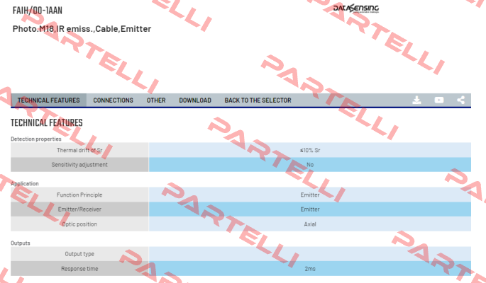 FAIH/00-1AAN Micro Detectors / Diell (now Datasensing)