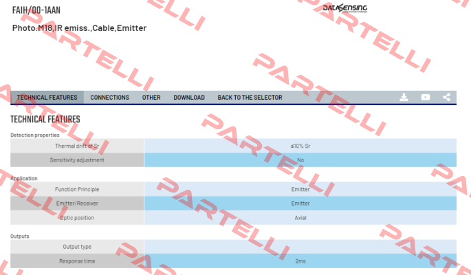 FAIH/00-1AAN Micro Detectors / Diell