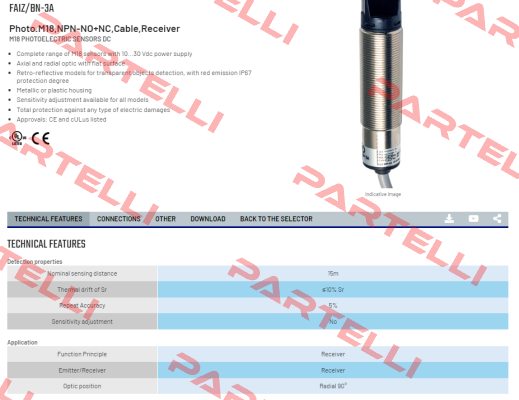 FAIZ/BN-3A Micro Detectors / Diell (now Datasensing)