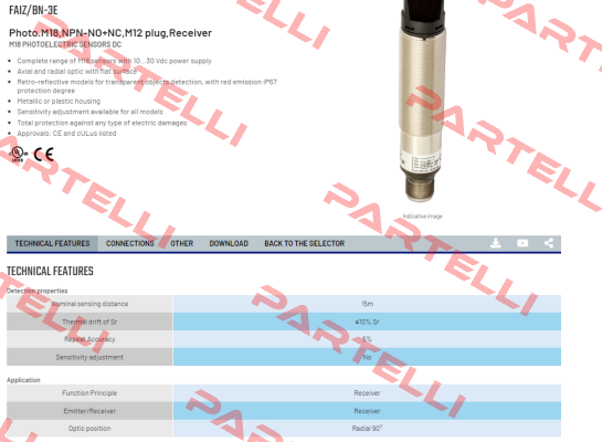 FAIZ/BN-3E Micro Detectors / Diell (now Datasensing)