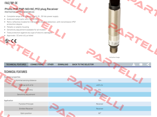 FAIZ/BP-3E Micro Detectors / Diell (now Datasensing)