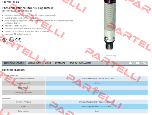 FAR2/BP-0EAN Micro Detectors / Diell (now Datasensing)
