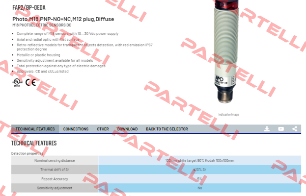 FAR2/BP-0EDA Micro Detectors / Diell (now Datasensing)