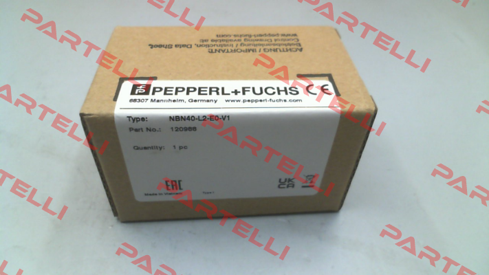 p/n: 120988, Type: NBN40-L2-E0-V1 Pepperl-Fuchs