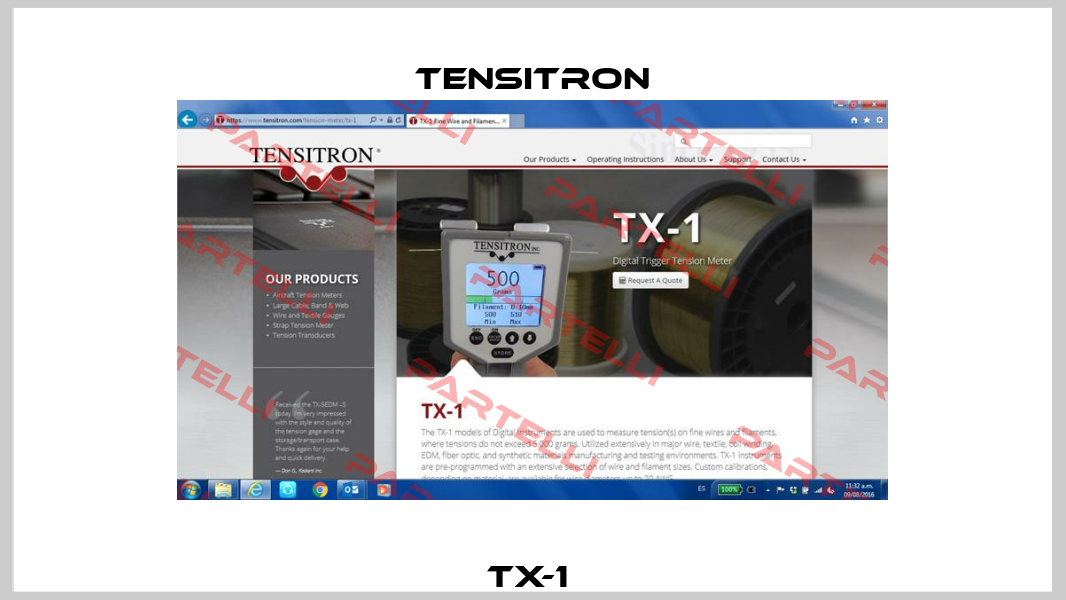 TX-1  Tensitron