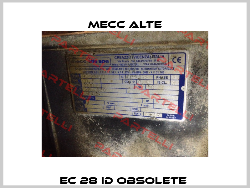 EC 28 ID obsolete  Mecc Alte