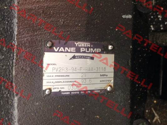 PV2R3-94-F-RAA-3118 EC:84136061  Yuken
