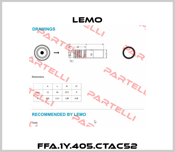 FFA.1Y.405.CTAC52 Lemo
