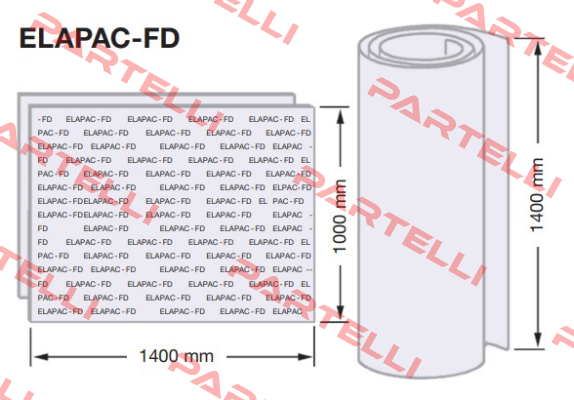 ELAPAC-Platte 2mm Elaflex