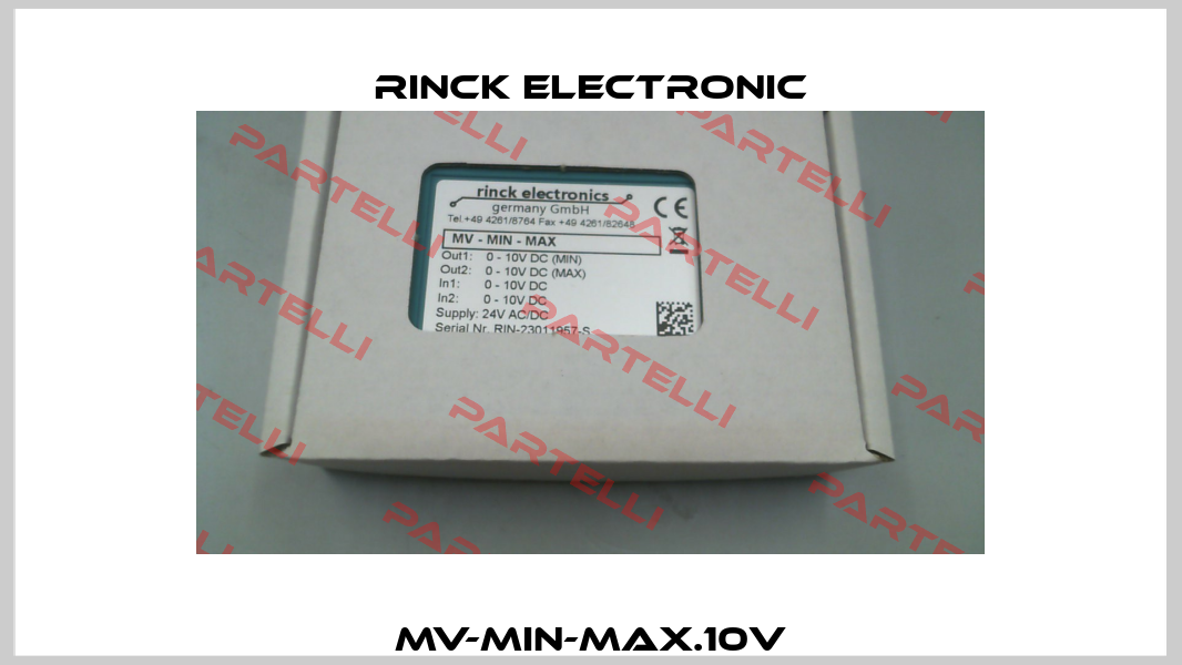 MV-MIN-MAX.10V Rinck Electronic