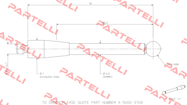 A-5000-3709  PS3-1C Renishaw