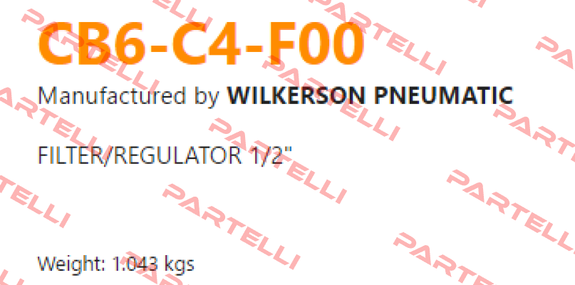 CB6-C4-F00 Wilkerson