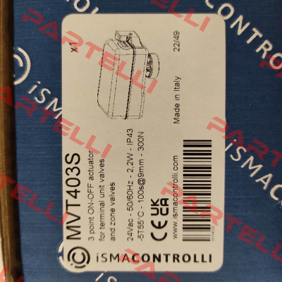 MVT403S iSMA CONTROLLI