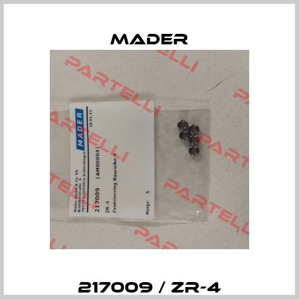 217009 / ZR-4 Mader
