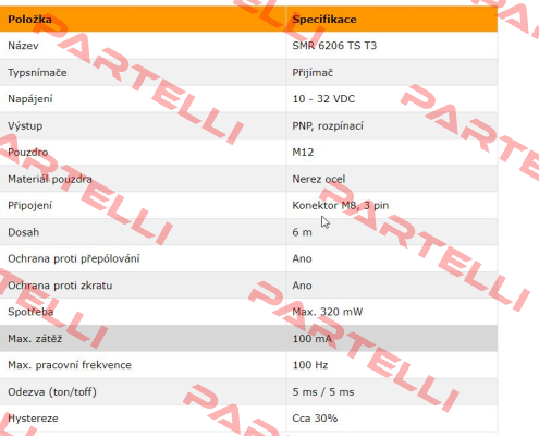 p/n: 12925, Type: SMR 6206 TS T3 Telco