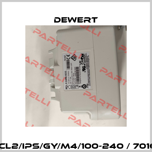 MCL2/IPS/GY/M4/100-240 / 70167 DEWERT